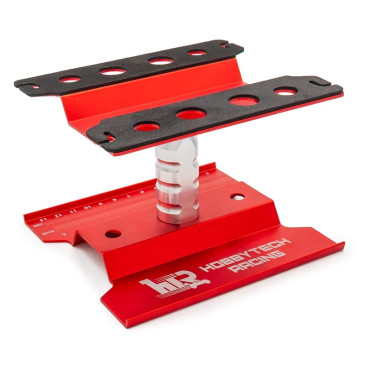 Plateau tournant en aluminium - Rouge - HOBBYTECH HTR-459-RD
