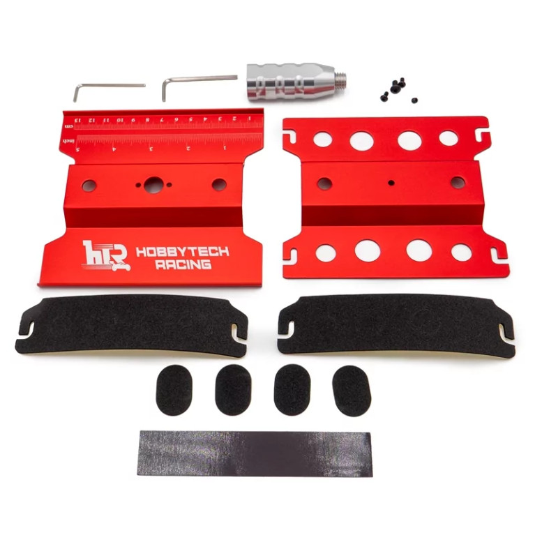 Plateau tournant en aluminium - Rouge - HOBBYTECH HTR-459-RD