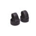 4 Mini Inserts Moyen/Dur VR2 - Noir - RUSH RU1037