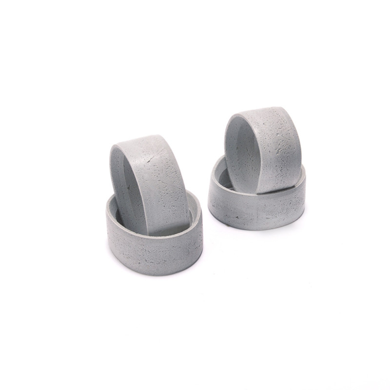 4 Mini Inserts Moyen/Souple VR2 - Gris - RUSH RU1035