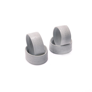 4 Mini Inserts Moyen/Souple VR2 - Gris - RUSH RU1035