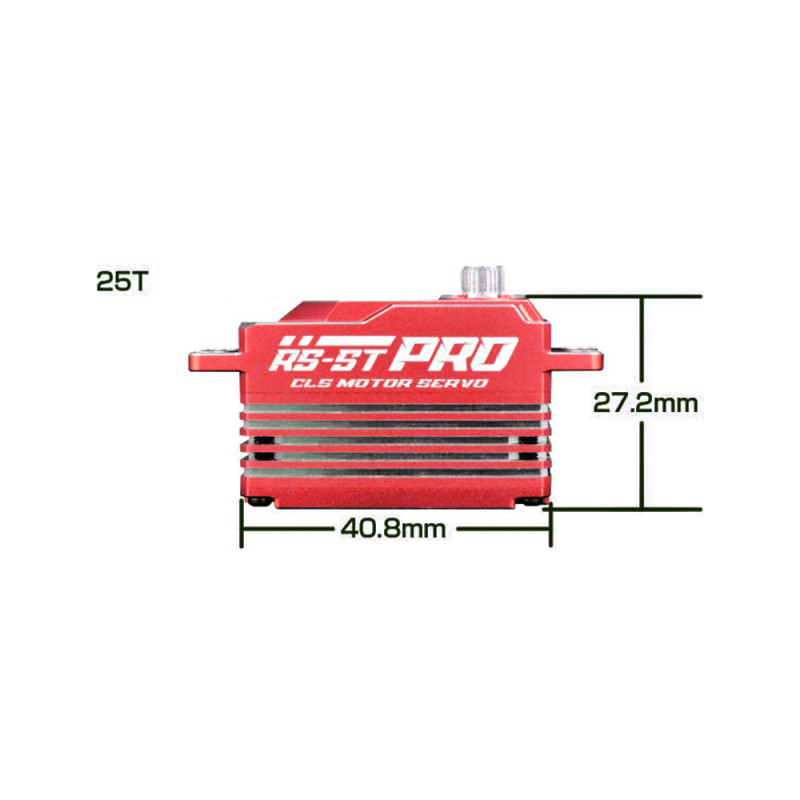 Servo Drift RS-ST Pro 18Kg-7.4V - Rouge - RÊVE D RS-STPR