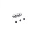 Coupleur en aluminium avec 3 vis - JOYSWAY 82034