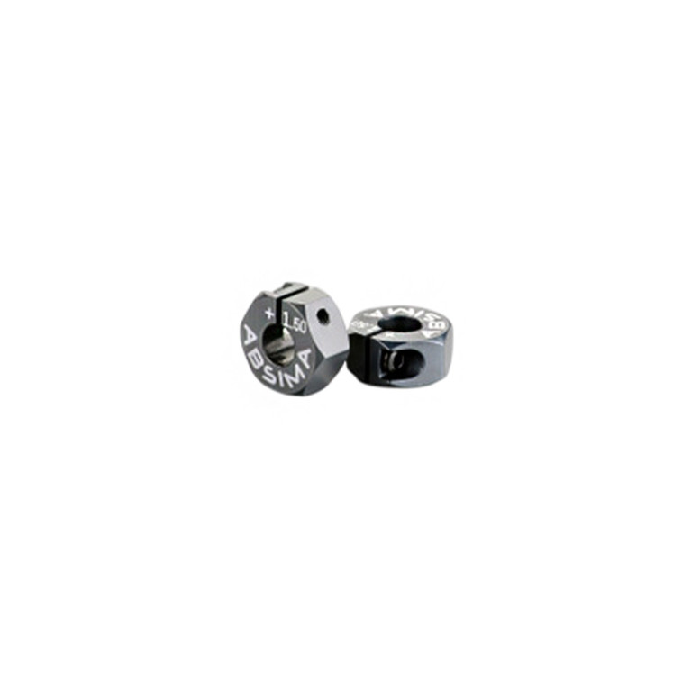 Hexagones de roue +1.50mm  - Aluminium - ABSIMA 2560013