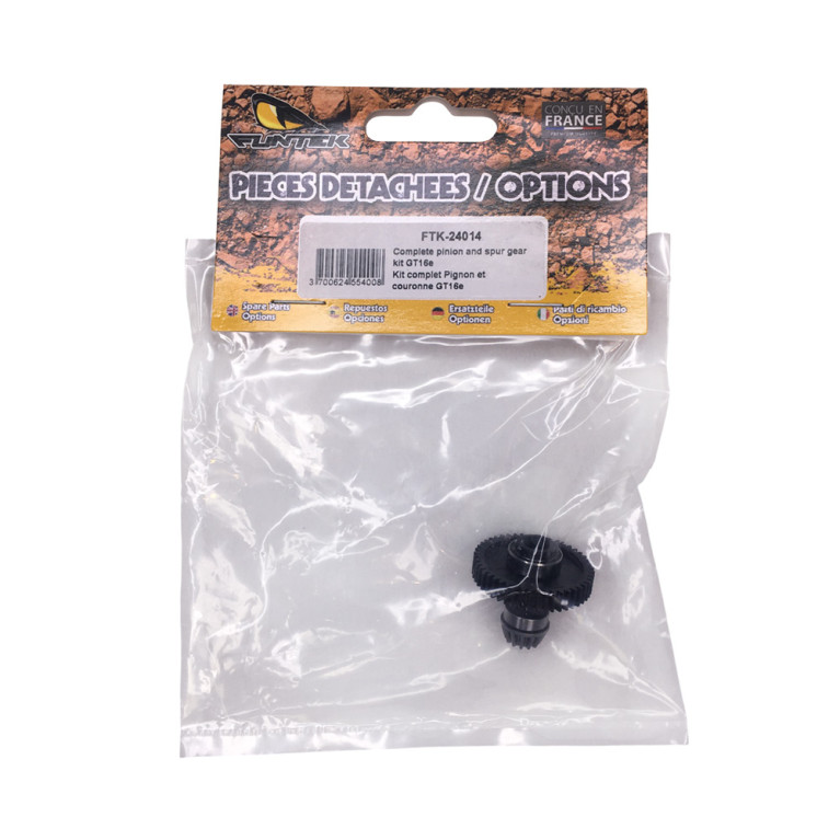 Kit complet pignon et couronne - GT16e - FUNTEK FTK-24014