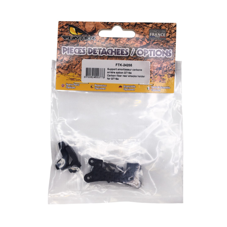 Support amortisseur arrière en carbone - GT16e - FUNTEK FTK-24205
