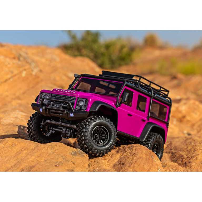 Land Rover Defender TRX-4M Rose - TRAXXAS 97054-1-PINK - 1/18