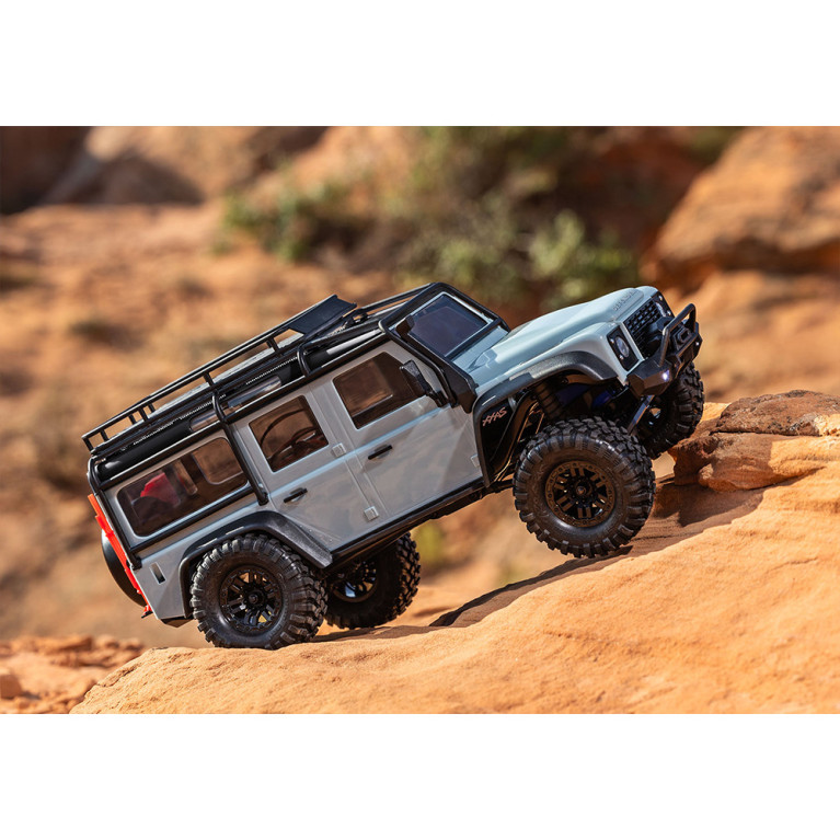 Land Rover Defender TRX-4M Bleu Clair - TRAXXAS 97054-1-XBLU - 1/18