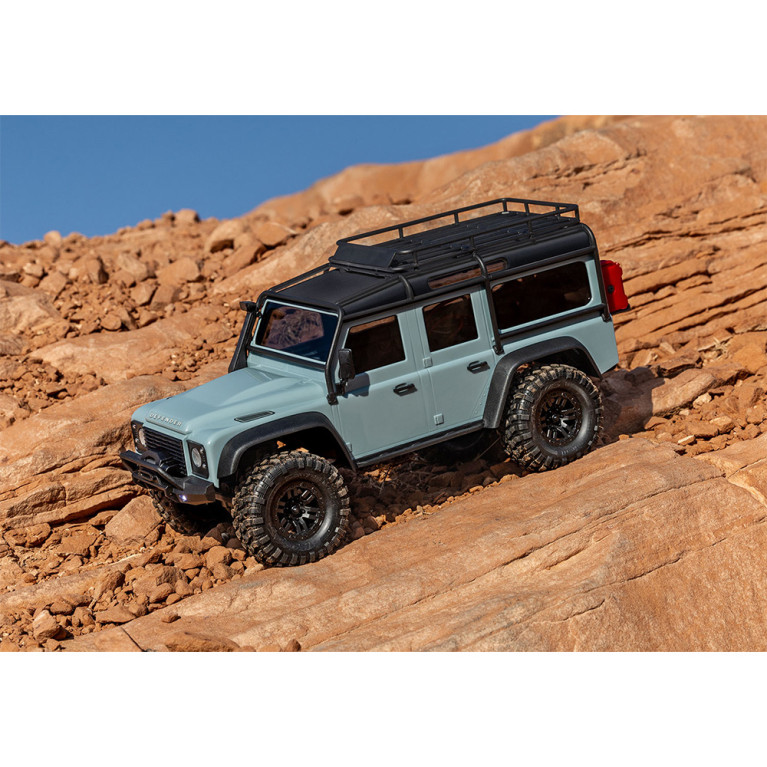 Land Rover Defender TRX-4M Bleu Clair - TRAXXAS 97054-1-XBLU - 1/18
