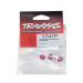 Écrous nylstop 4mm aluminium Rose (x4) - TRAXXAS 1747P
