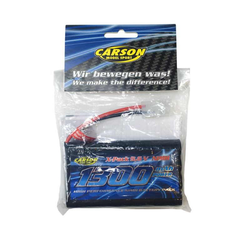 Accu NiMH 9.6V 1300mAh - CARSON 500608028