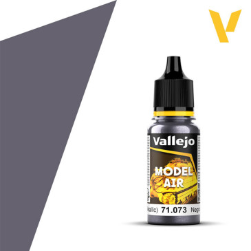 Noir Métallique N°69 - 18ml Model Air - VALLEJO 71.073
