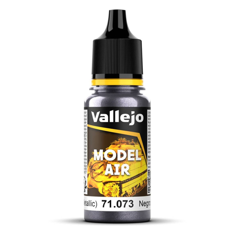 Noir Métallique N°69 - 18ml Model Air - VALLEJO 71.073