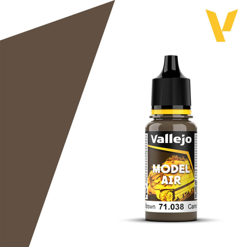Camouflage Marron N°38 - 18ml Model Air - VALLEJO 71.038