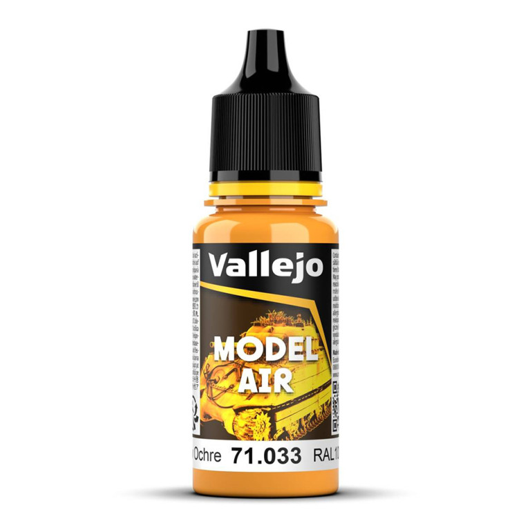 Jaune Ocre N°33 - 18ml Model Air - VALLEJO 71.033
