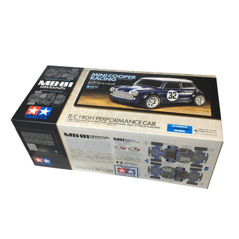 Mini Cooper Racing MB01 2WD en KIT - TAMIYA 58747 - 1/10