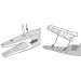 Inserts de remplacement pince N°74166 - TAMIYA 74167