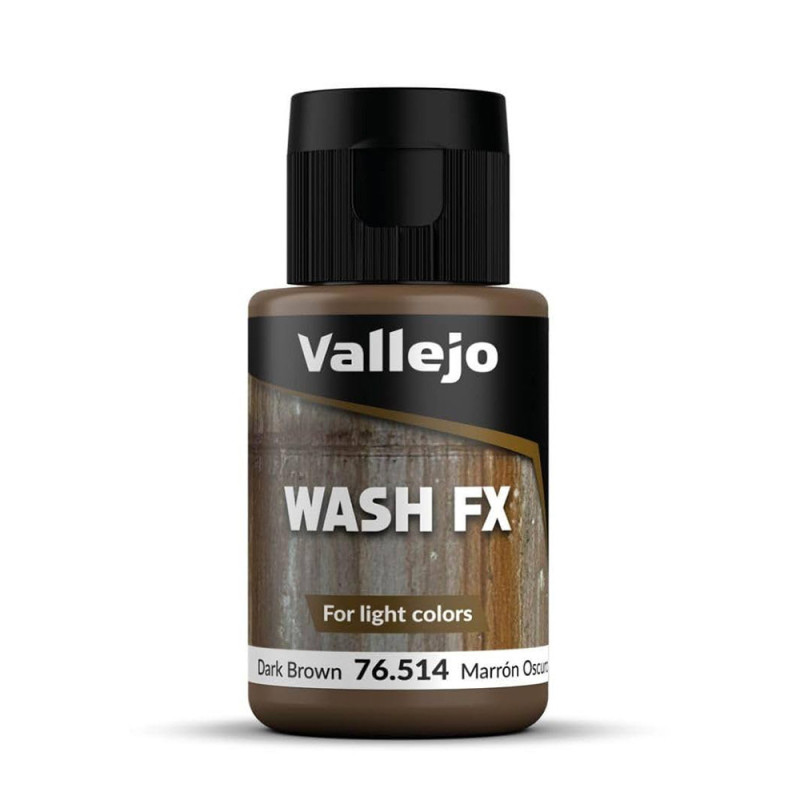 Marron Foncé - 35ml Wash FX - VALLEJO 76.514