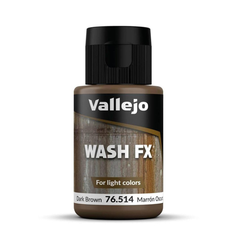 Marron Foncé - 35ml Wash FX - VALLEJO 76.514