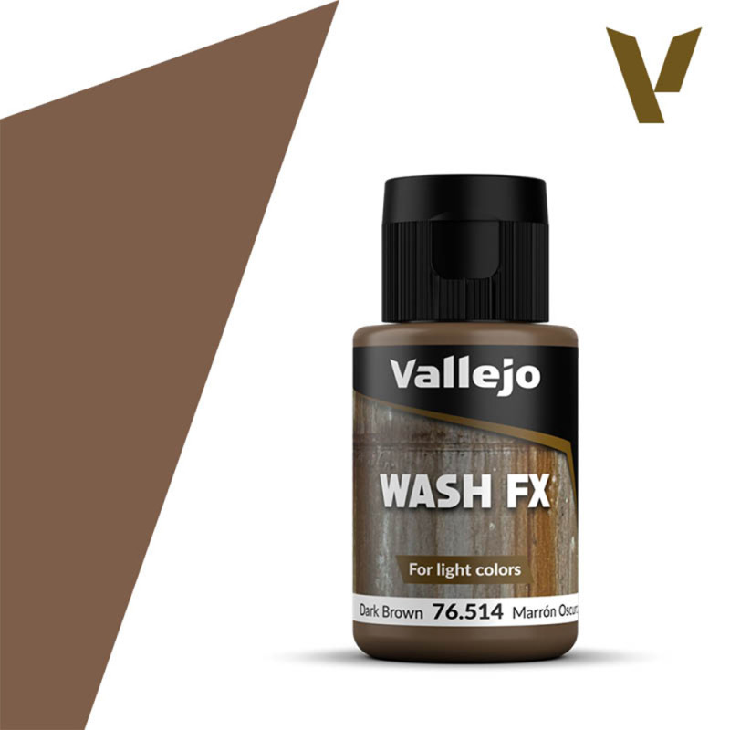 Marron Foncé - 35ml Wash FX - VALLEJO 76.514