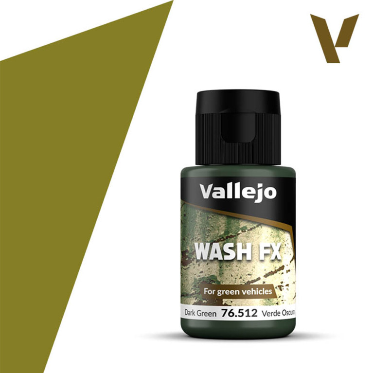 Vert Foncé - 35ml Wash FX - VALLEJO 76.512