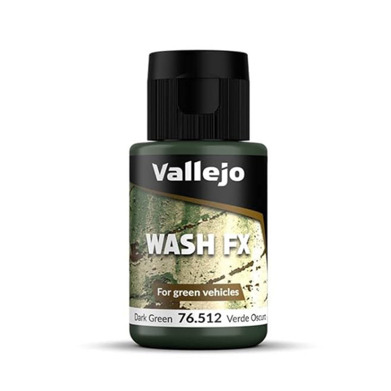 Vert Foncé - 35ml Wash FX - VALLEJO 76.512