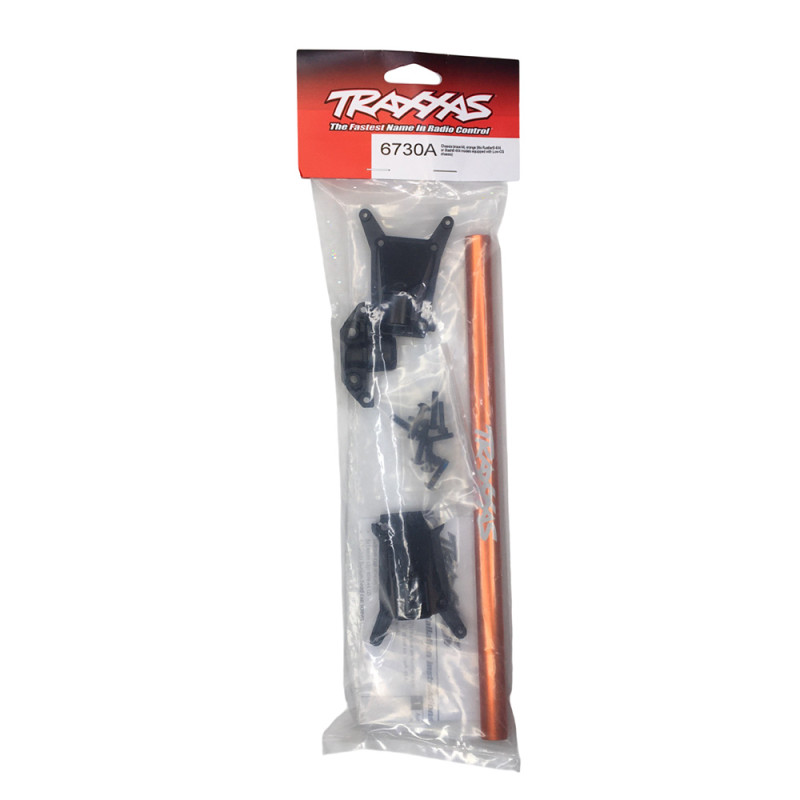 Kit de renfort de châssis aluminium - Orange - TRAXXAS 6730A