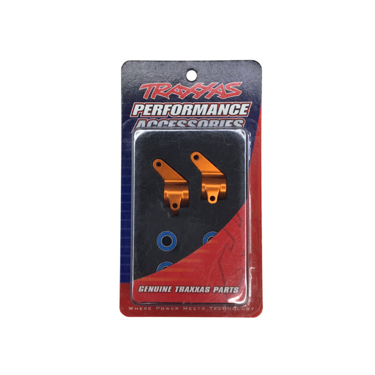 Fusée de direction aluminium - Orange - TRAXXAS 3636T