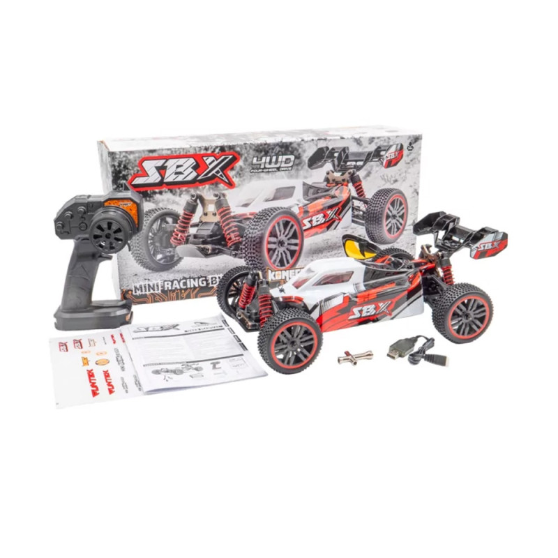 Buggy SBX 1/12 XL - ROUGE - FUNTEK SBX-BUG-SPORT-RD