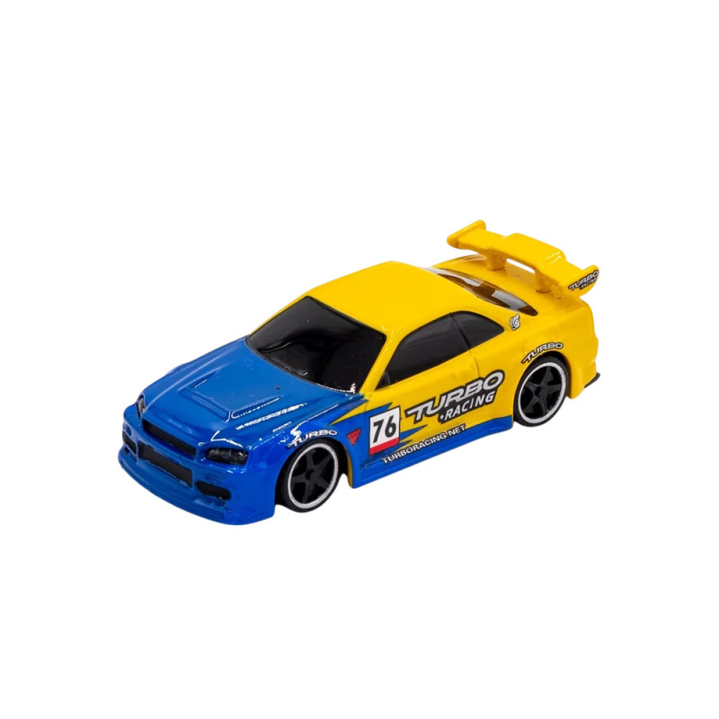 Coffret 4 voitures + 1 récepteur 1/76 - Édition Limité - TURBO RACING C71C74-LE