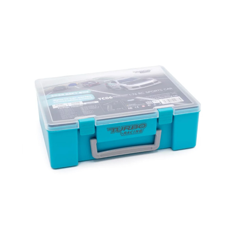 Coffret 4 voitures + 1 récepteur 1/76 - Édition Limité - TURBO RACING C71C74-LE