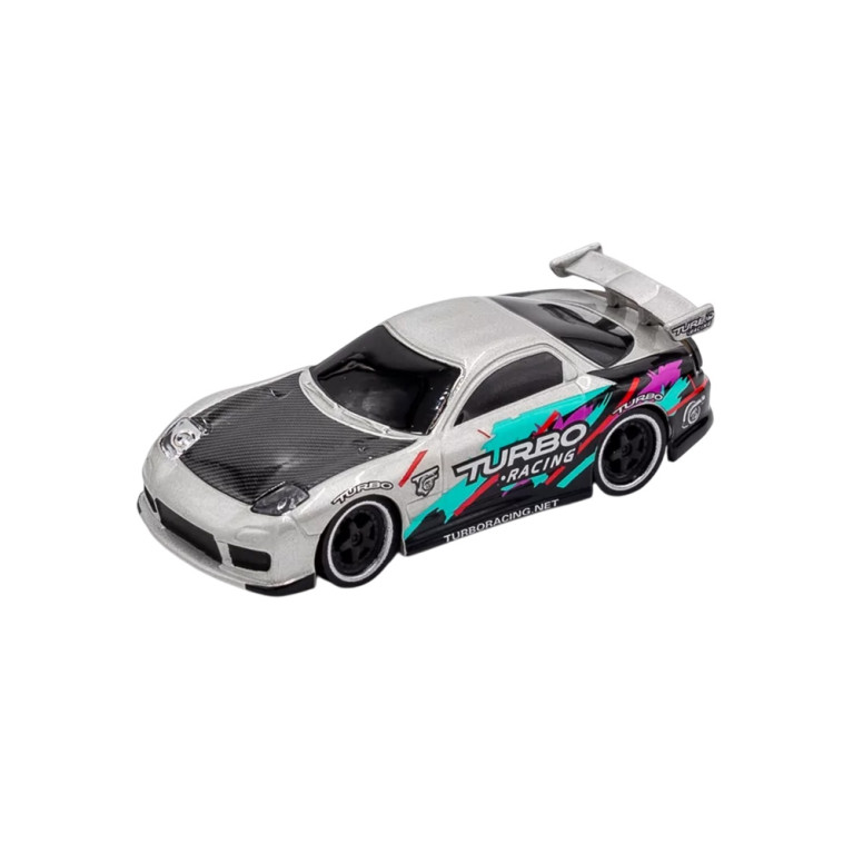 Coffret 4 voitures + 1 récepteur 1/76 - Édition Limité - TURBO RACING C71C74-LE
