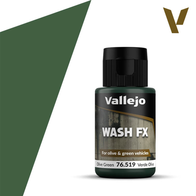 Vert Olive - 35ml Wash FX - VALLEJO 76.519