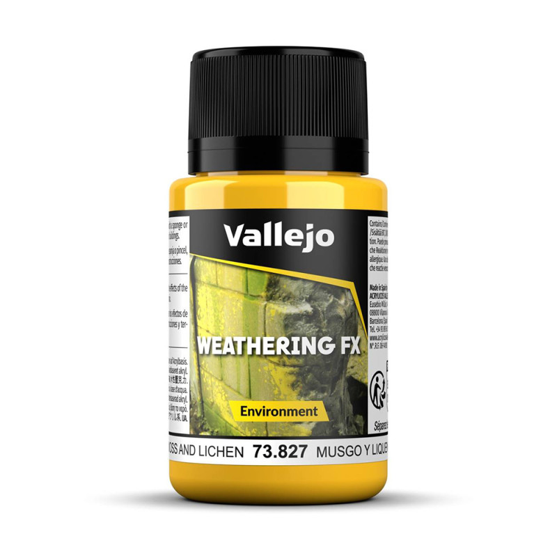 Mousse et Lichen - 40ml Weathering FX - VALLEJO 73.827