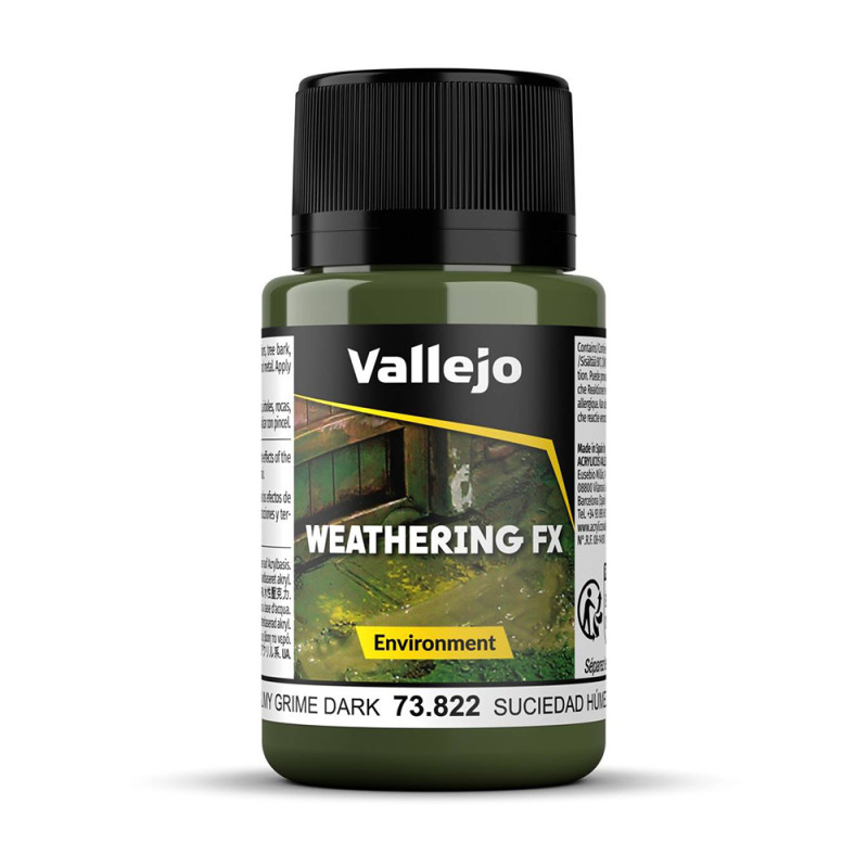 Saleté sombre et humide - 40ml Weathering FX - VALLEJO 73.822