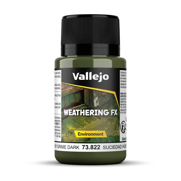 Saleté sombre et humide - 40ml Weathering FX - VALLEJO 73.822