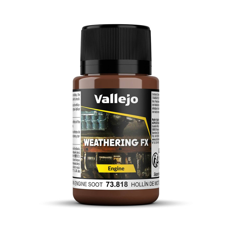 Suie brune du moteur - 40ml Weathering FX - VALLEJO 73.818