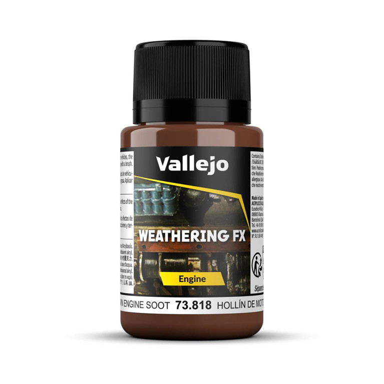Suie brune du moteur - 40ml Weathering FX - VALLEJO 73.818