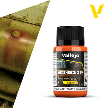 Taches de diesel - 40ml Weathering FX - VALLEJO 73.816