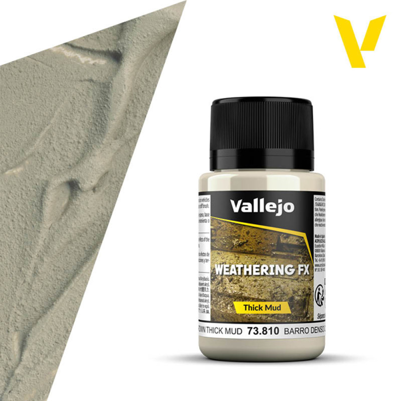 Boue épaisse claire - 40ml Weathering FX - VALLEJO 73.810