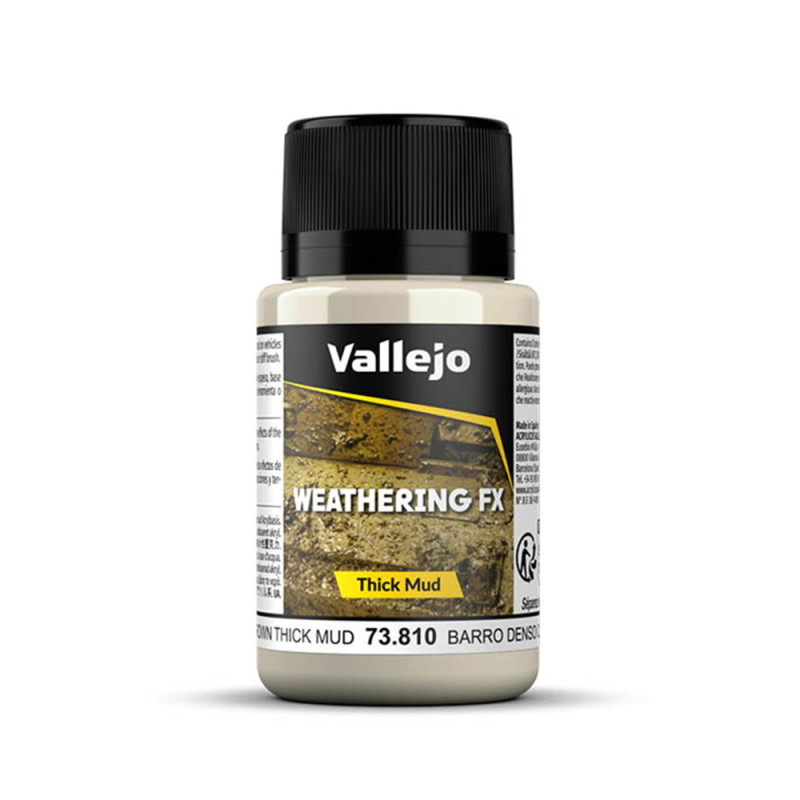 Boue épaisse claire - 40ml Weathering FX - VALLEJO 73.810