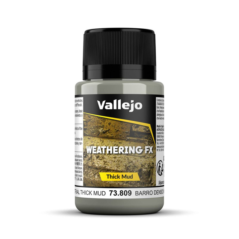 Boue épaisse Industrielle - 40ml Weathering FX - VALLEJO 73.809