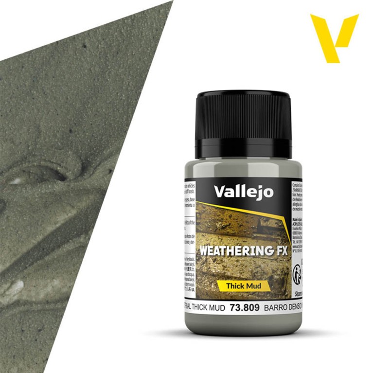 Boue épaisse Industrielle - 40ml Weathering FX - VALLEJO 73.809
