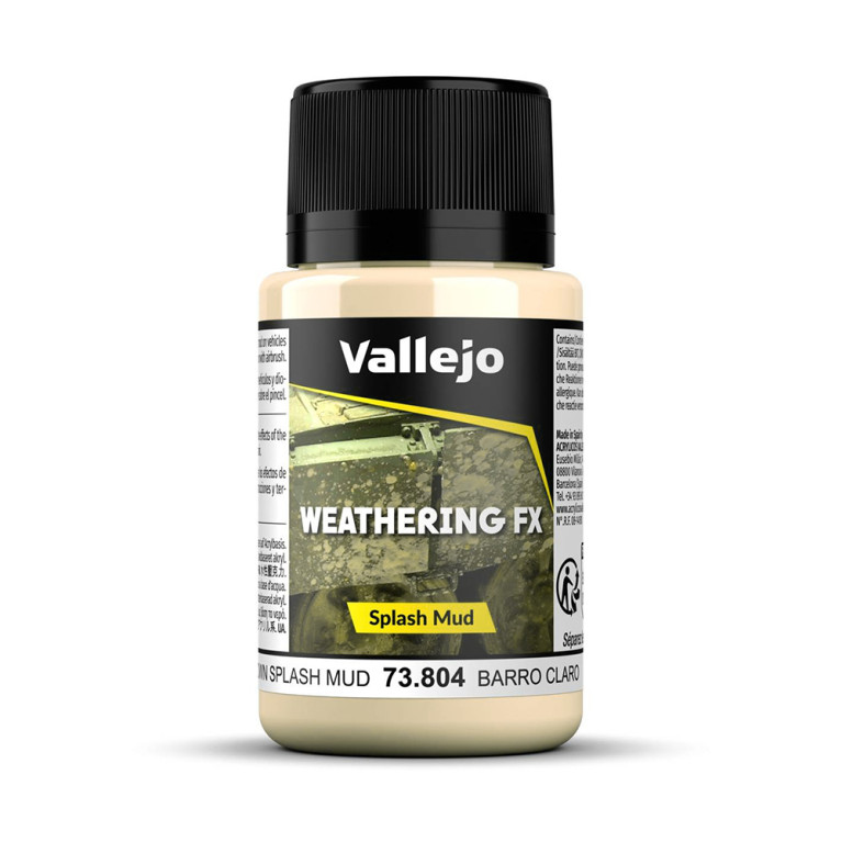 Éclaboussure de boue claire - 40ml Weathering FX - VALLEJO 73.804