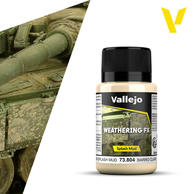 Éclaboussure de boue claire - 40ml Weathering FX - VALLEJO 73.804