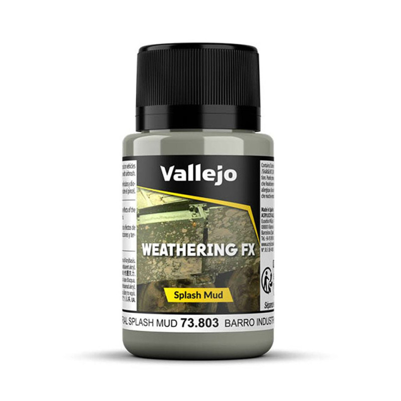 Éclaboussure boue Industrielle - 40ml Weathering FX - VALLEJO 73.803