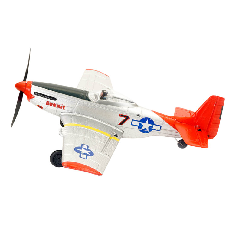 Avion Mustang P-51D V2 Rouge - VOLANTEX V761-5V2R