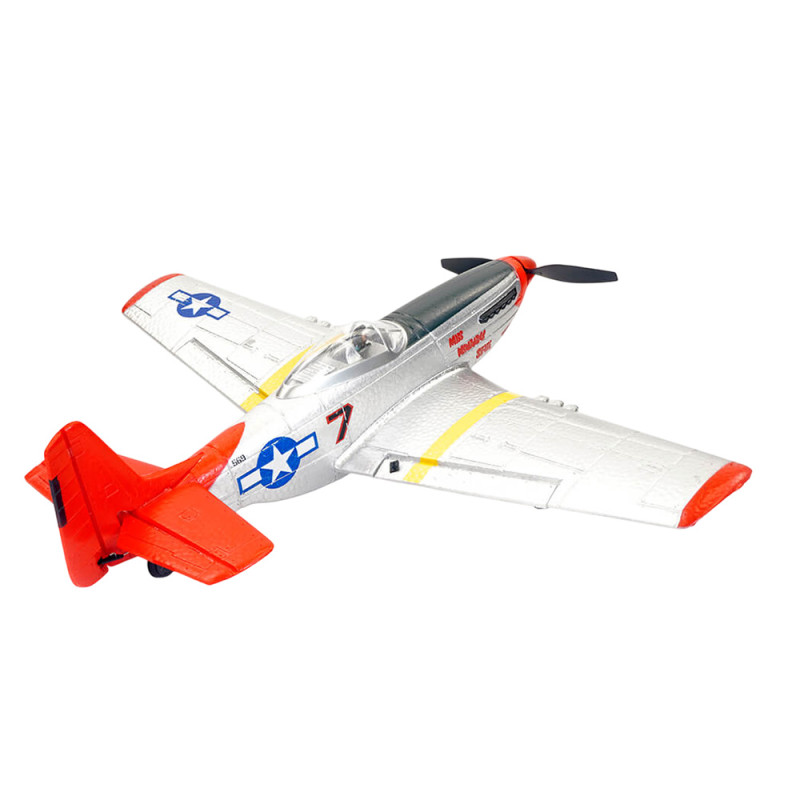 Avion Mustang P-51D V2 Rouge - VOLANTEX V761-5V2R