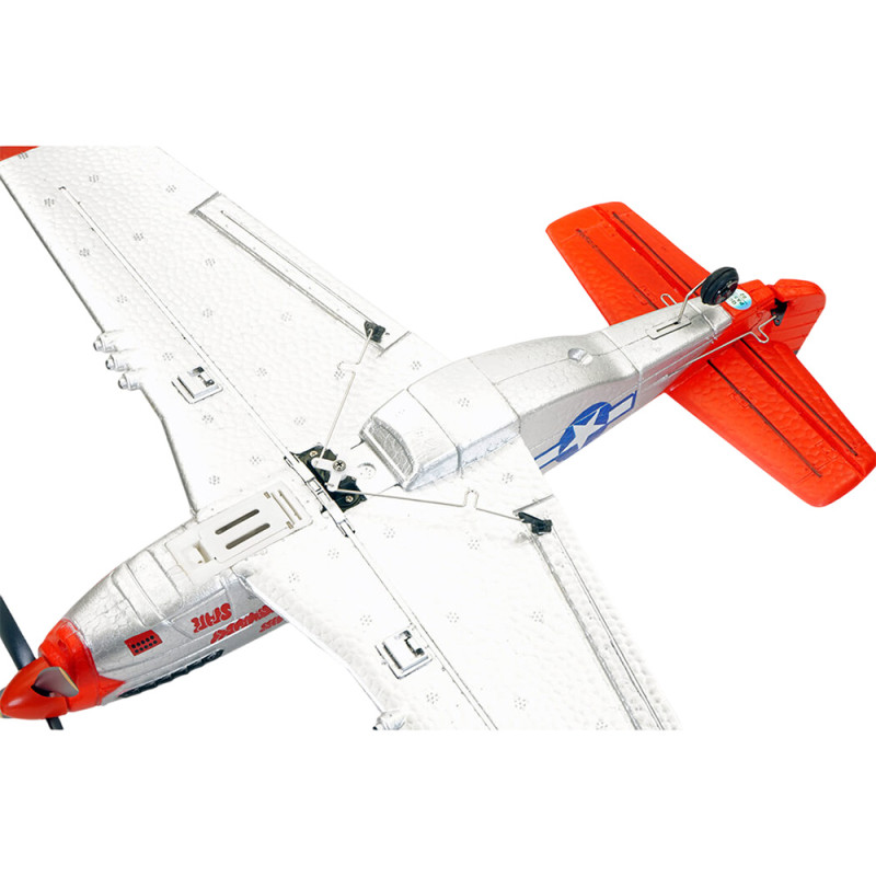 Avion Mustang P-51D V2 Rouge - VOLANTEX V761-5V2R