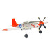 Avion Mustang P-51D V2 Rouge - VOLANTEX V761-5V2R